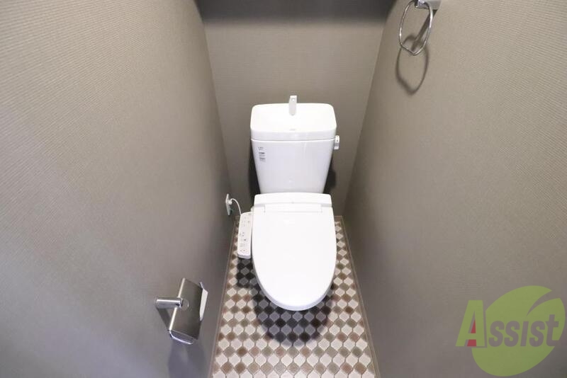 トイレ　快適に使用できる、清潔感にこだわったトイレです。