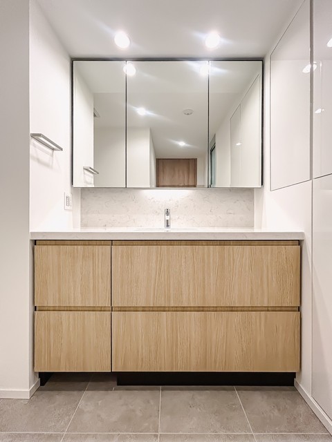 洗面設備　※写真は同タイプ住戸です。