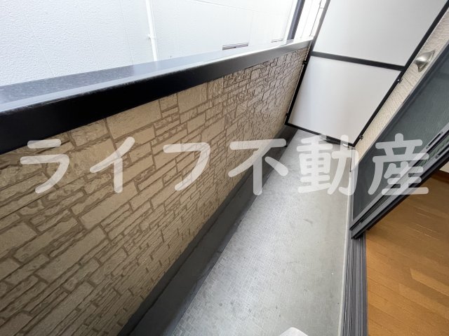 バルコニー　落ち着いた時間を過ごせるバルコニーです