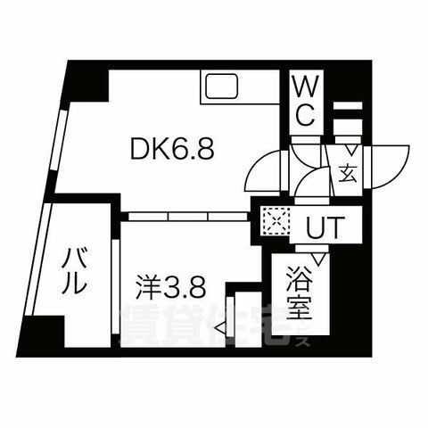 ファステート京都東寺グランの間取り写真
