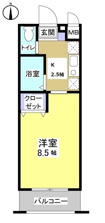 YK Fieldの間取り写真