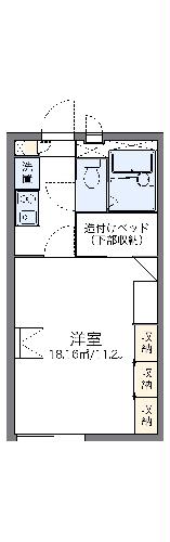 レオパレス海幸IIの間取り写真