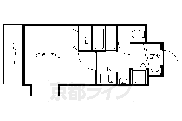 プレサンス京大東の間取り写真