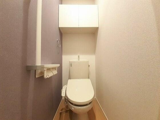 富山地鉄不二越上滝 南富山駅 徒歩27分 2階建 築8年のトイレ写真
