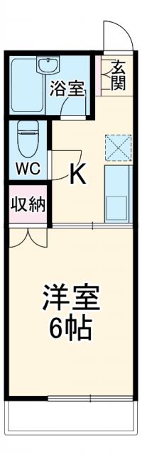 コーポSAMの間取り写真