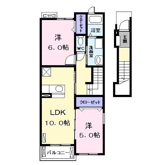 クラスペディア K IIの間取り写真