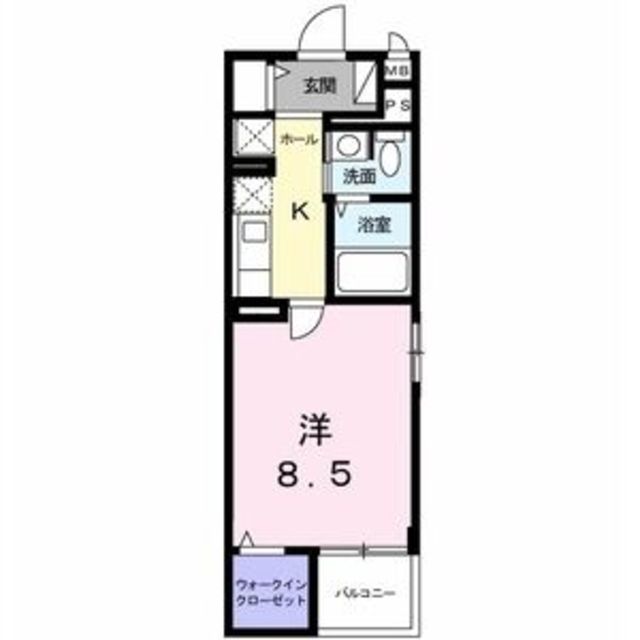 地下鉄中央線 深江橋駅 徒歩2分 5階建 築11年の間取り写真