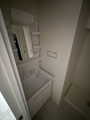 洗面設備　使いやすい洗面所です