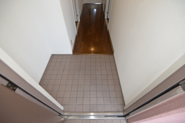 玄関　明るい玄関です
