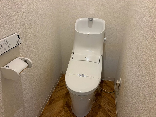 トイレ　ゆったりとした空間のトイレです