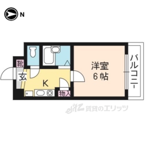 グランドパレス円町の間取り写真