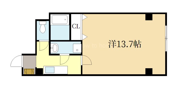 下鴨高木町マンションの間取り写真