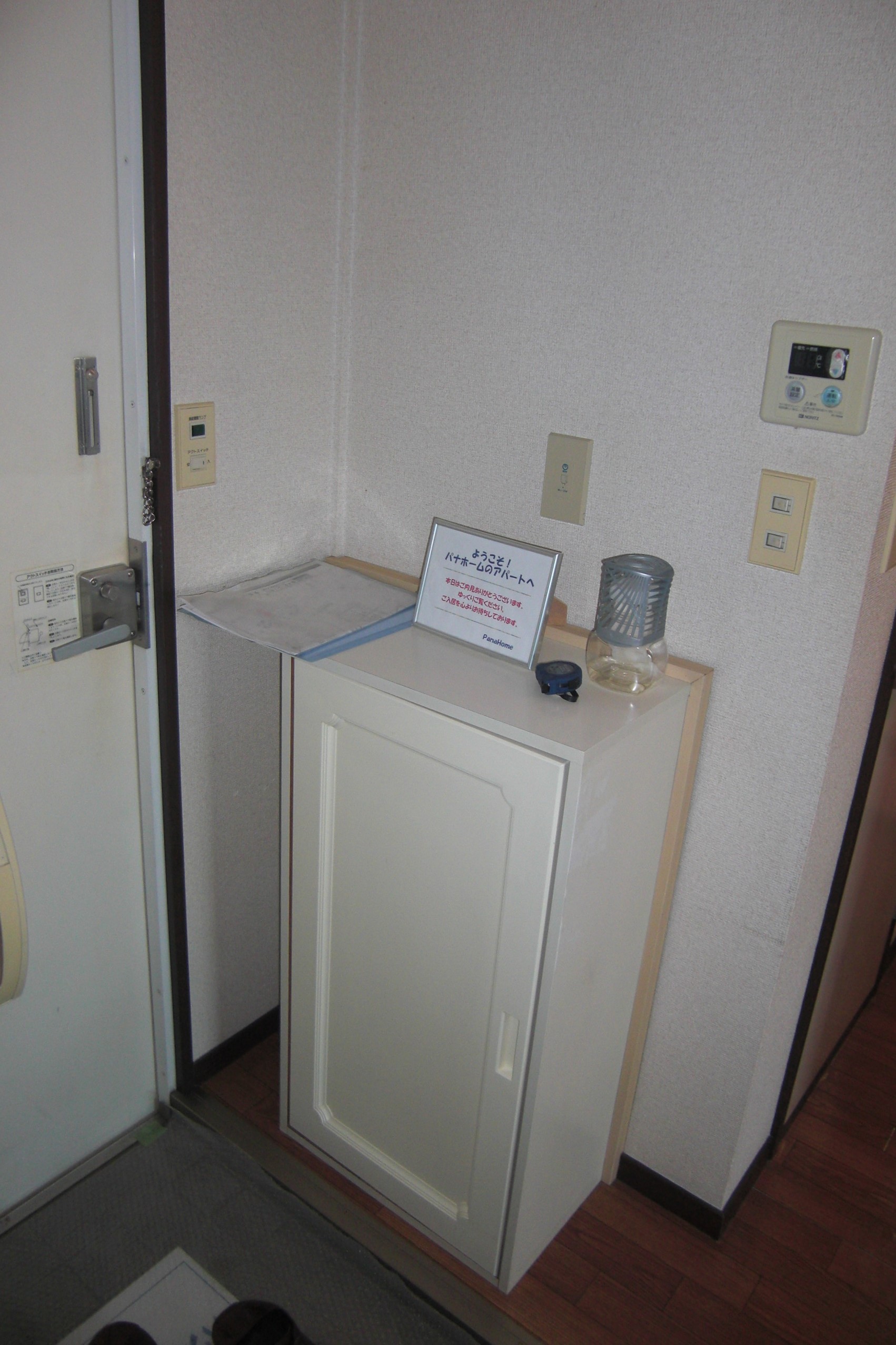 玄関　シューズボックス付き玄関です！