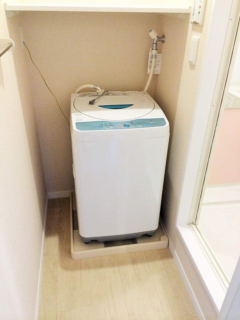 眺望　洗濯機も設備としてつきます。