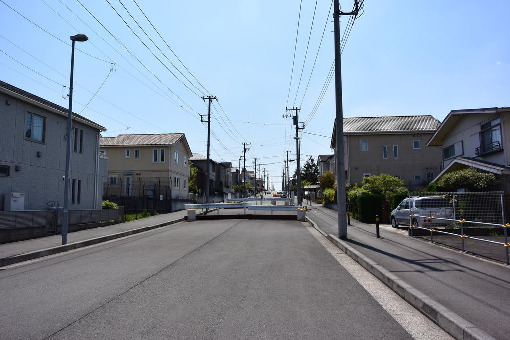 眺望　前面の道路