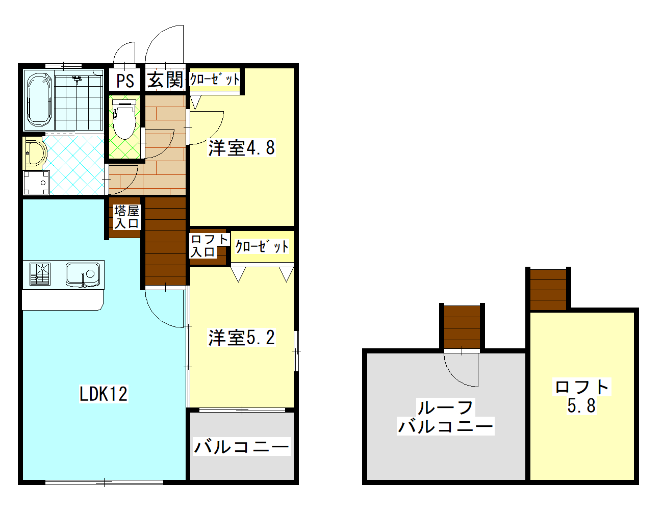 グレーチェ・Tの間取り