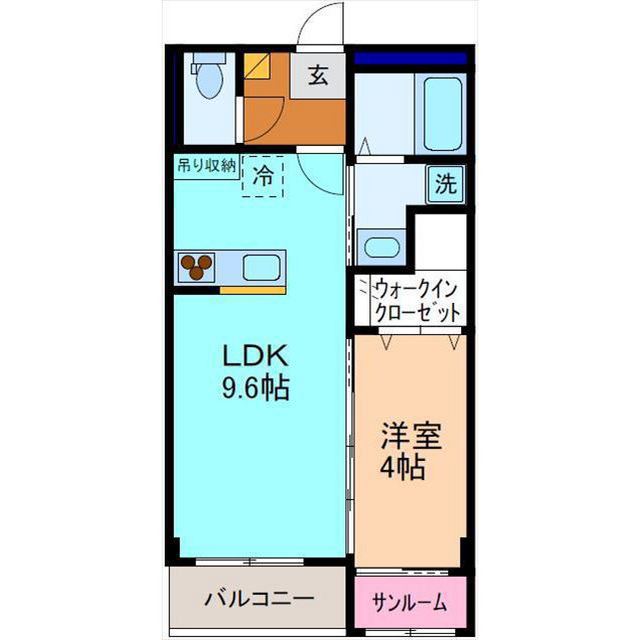 アイヴィータ泉 Estの間取り写真