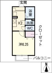 セジュール富木島の間取り