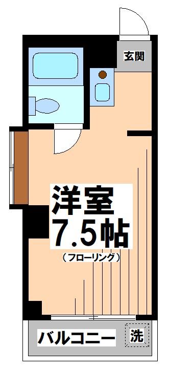 東京都中野区本町６（マンション）の賃貸物件の間取り