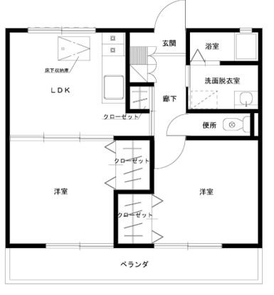 双葉ハイツの間取り