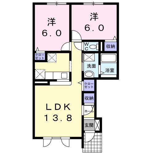 プラシードの間取り