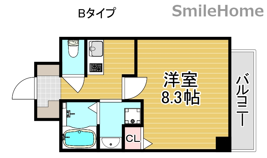 エヌエムキャトフヴァンの間取り