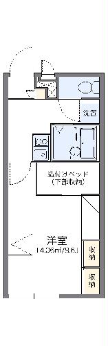 レオパレス日の里IIの間取り