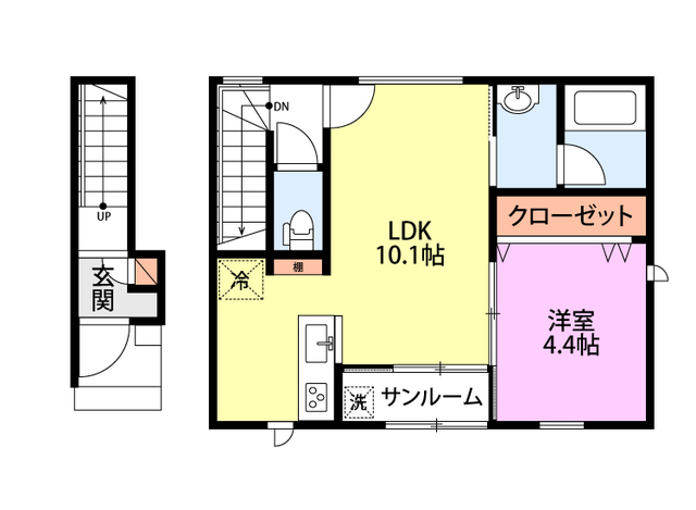 グレイス東太田Iの間取り