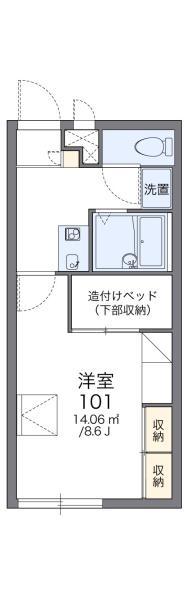 レオパレスアルシオーネの間取り