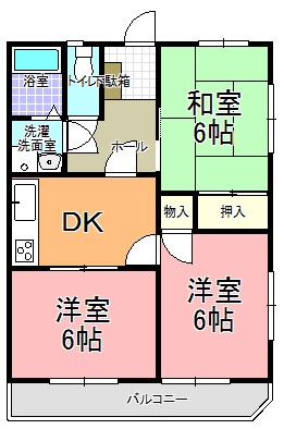 サングレイスの間取り