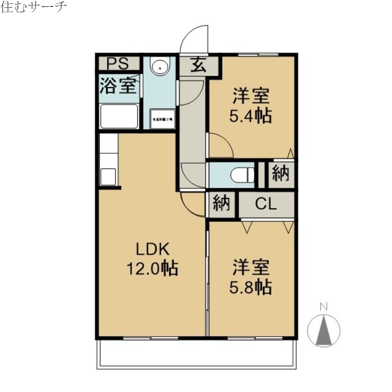 ユーミー川島の間取り