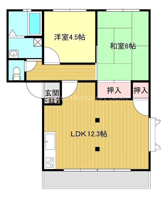 バンブーアルカディアの間取り