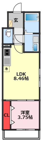 TSR新松戸の間取り