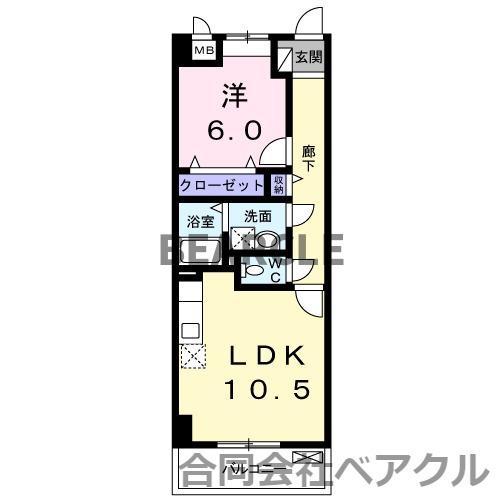 バンブーワンの間取り