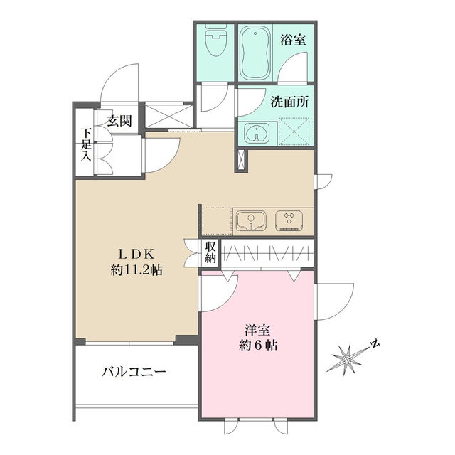 ＡＣＰレジデンス文京春日の間取り