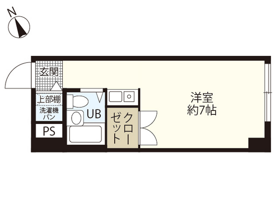 広島市中区本川町のマンションの間取り