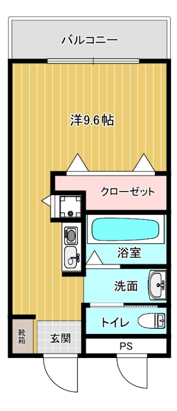 アビタシオンTAKE松山の間取り