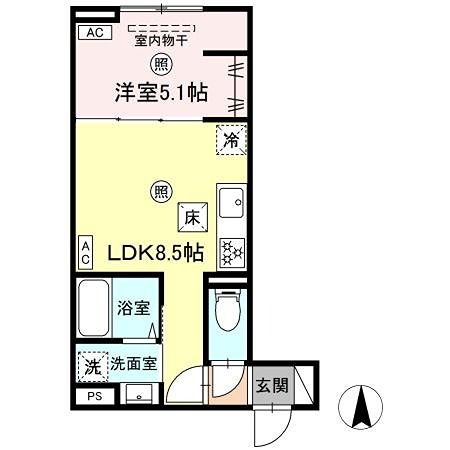 グラナーデ竹ノ塚13の間取り