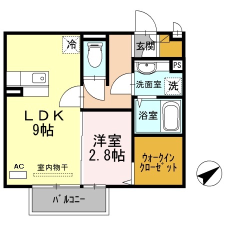 サンライズ中地の間取り