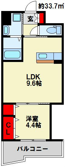 ギャラン井堀の間取り