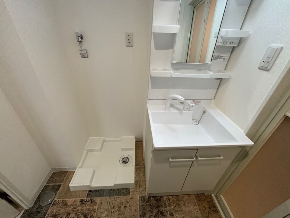 洗面設備　同タイプ２０３号家具配置イメージです