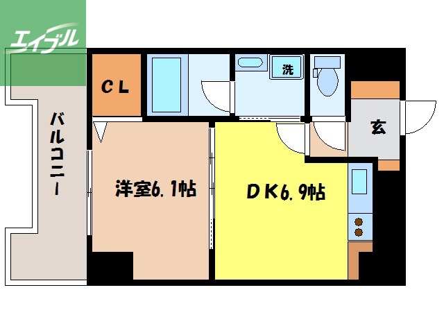 イメゾン麹屋の間取り