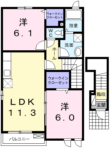 ガーデンヒルズＢの間取り