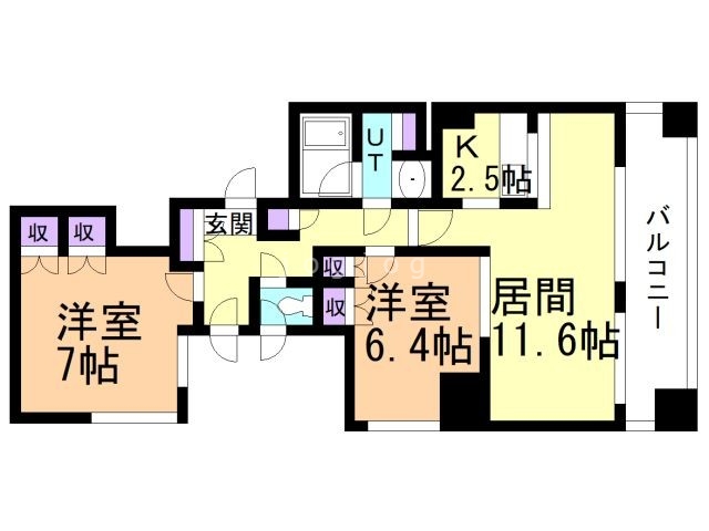 グランカーサ裏参道の間取り