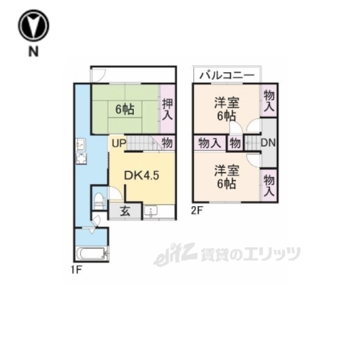 京都市伏見区向島二ノ丸町のその他の間取り