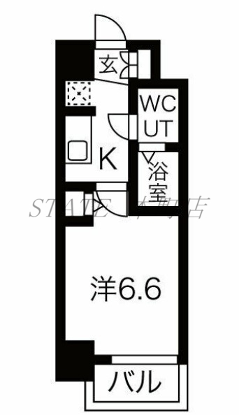 ワールドアイ阿波座WESTの間取り