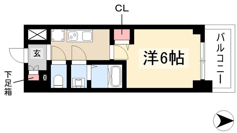 プレサンス葵デュリスの間取り