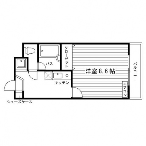 サンライズ駅西通の間取り