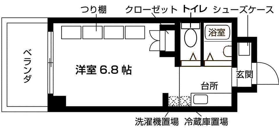 ジュネスコート桜山の間取り