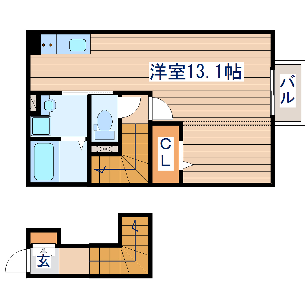 コート小田原の間取り